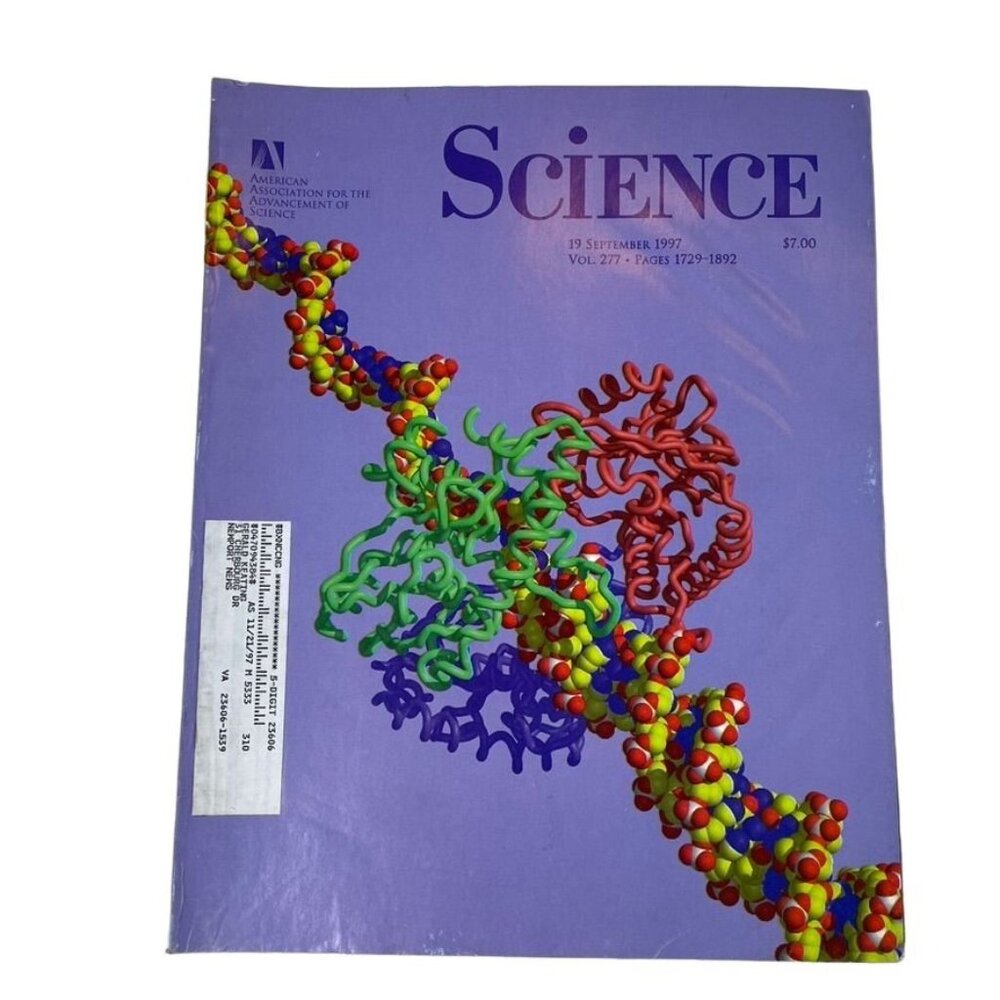 AAAS Science Magazine u Vol 277 No 5333 September 19 1997